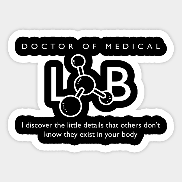 LAB DOCTOR Sticker by Magniftee